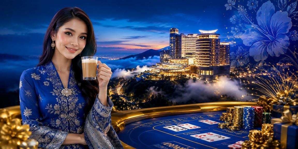 Suasana kasino gaya Melayu Malaysia yang terkawal