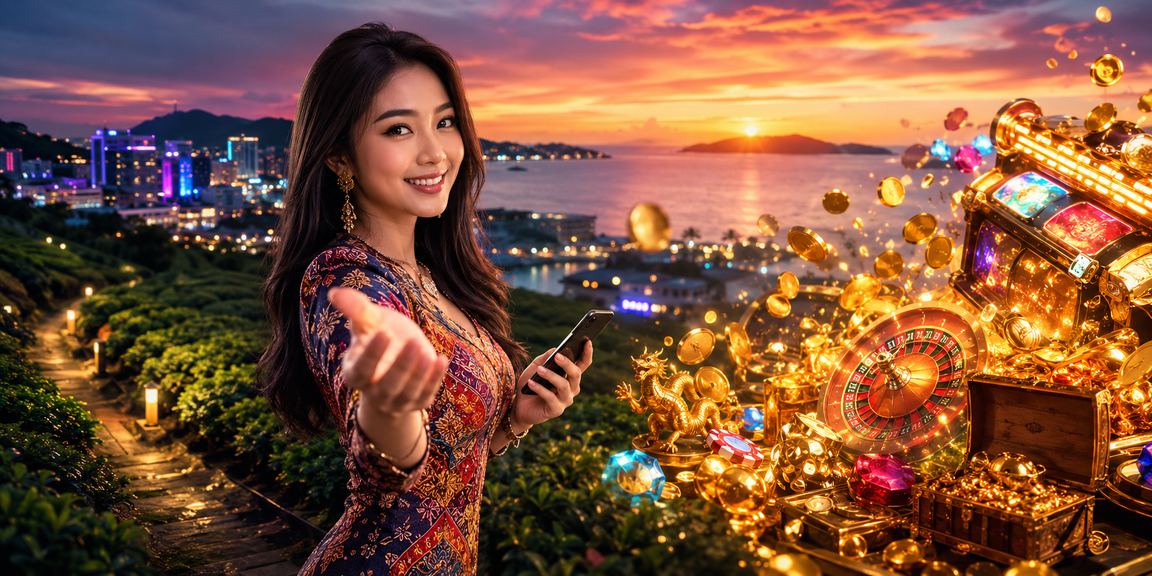 Pemain mengakses Roulette online melalui telefon pintar di Kota Kinabalu
