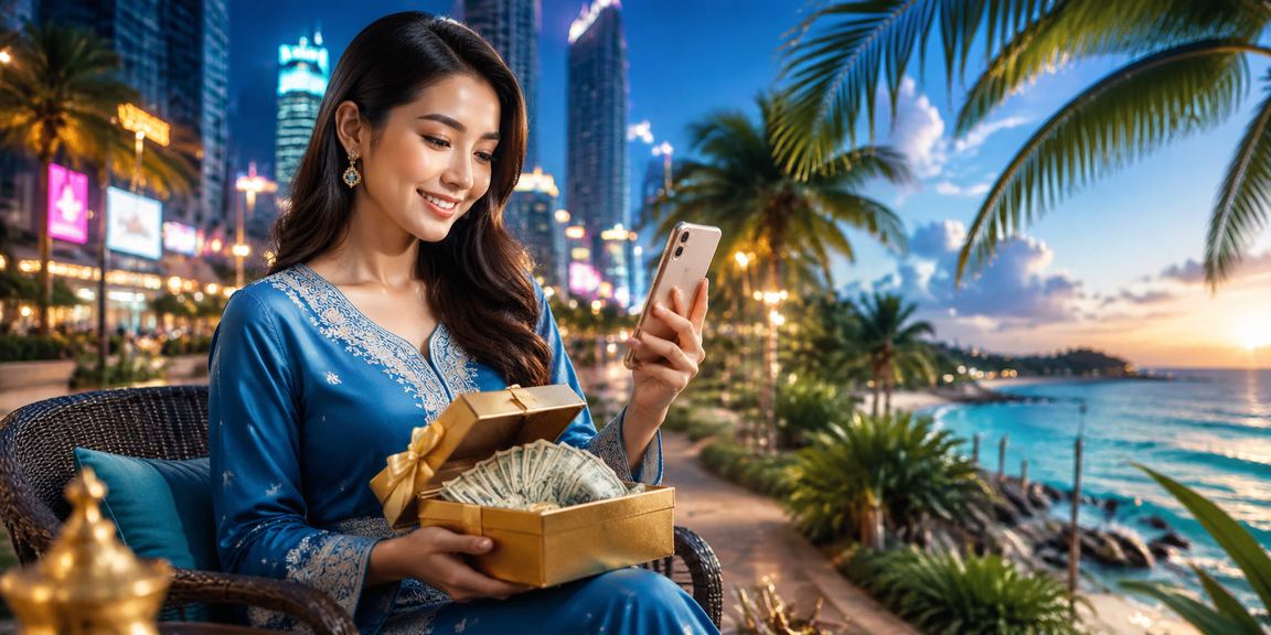 Pengguna mendaftar akaun 1902 melalui telefon pintar di Kuala Lumpur
